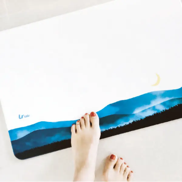 Mountain Peak Diatomite Bath Mat